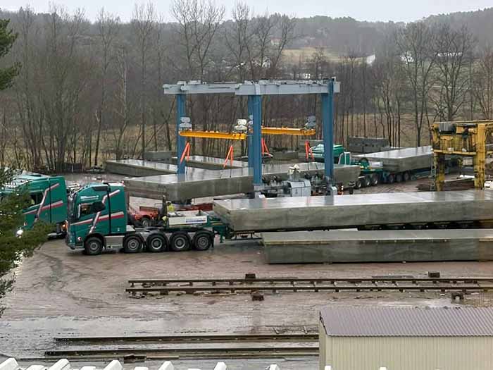 Prodution af bølgebrydere