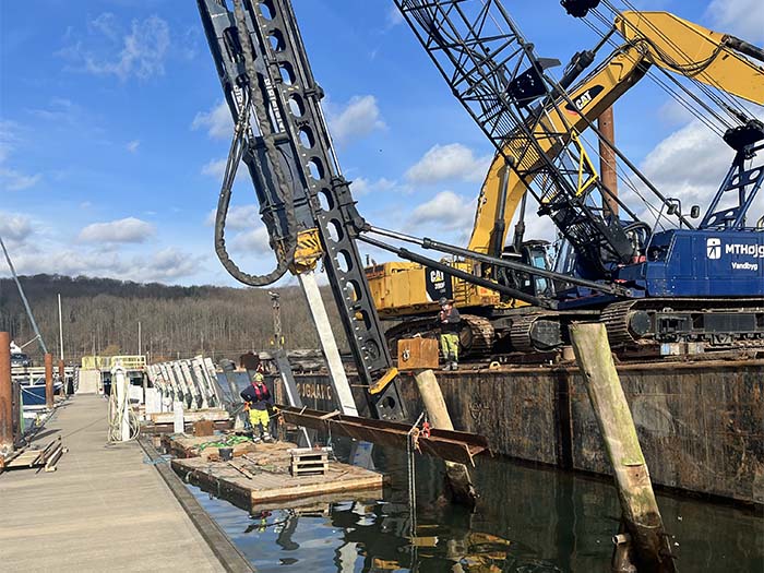Ny Estakade i Vejle Lystbådehavn