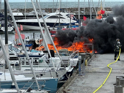 MarinaNews - fejl i el årsag til bådbrænde