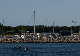 Lystfiskere kommer tit til Udbyhavn