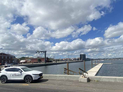 Nye flydebroer i Struer Havn