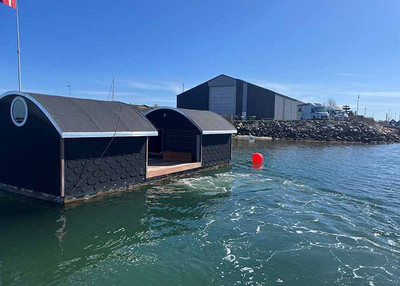 Nyt shelter i Bogense Havn og Marina Nyt shelter i Bogense Havn og Marina