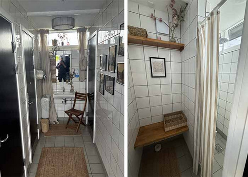 Hyggelige faciliteter på Vedbæk Havn