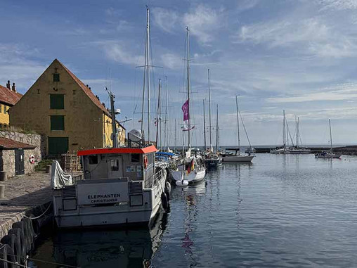 Sejlere i Christiansø havn Sejlere i Christiansø havn